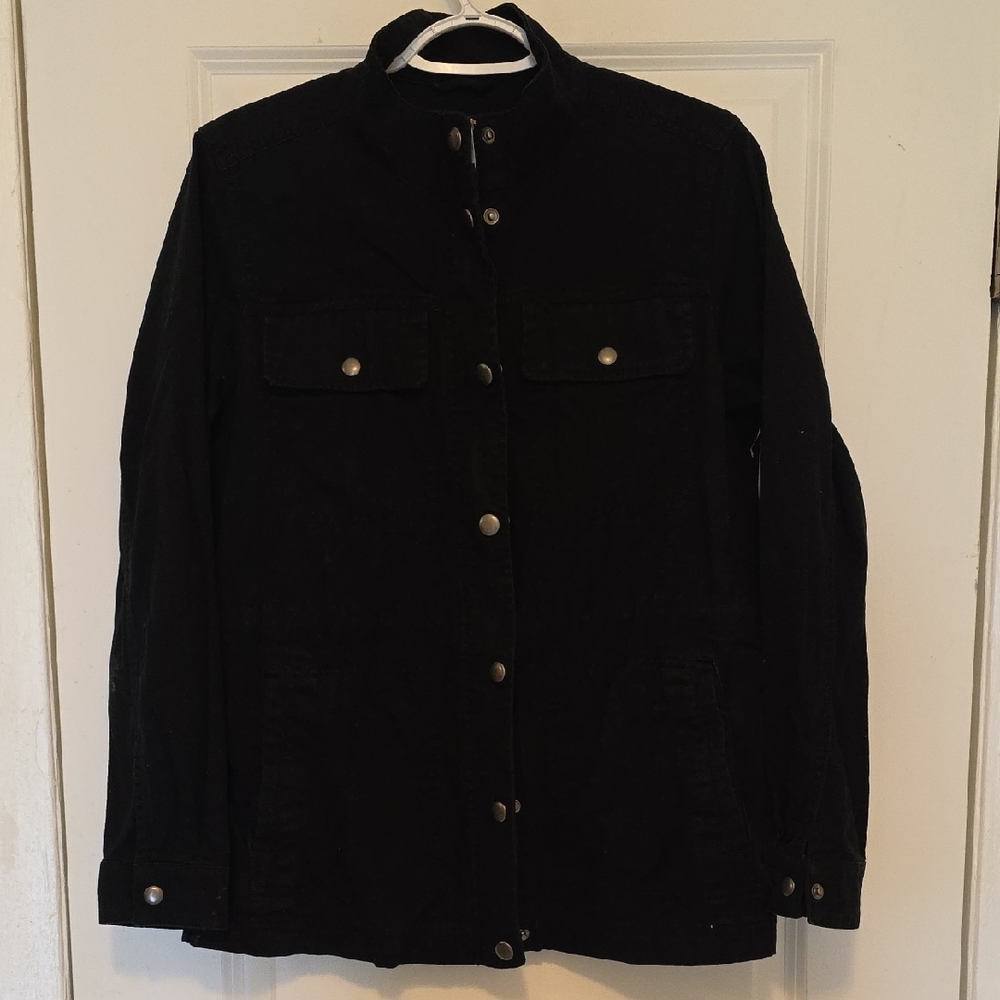 GAP Women's Black Military Jacket - Picture 1 of 4